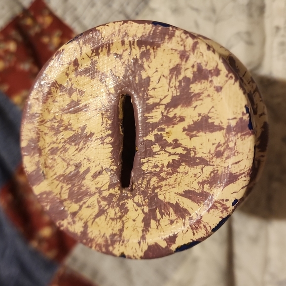 Handmade Vintage Red Riding Hood Glass Jar Bank - Picture 3 of 4